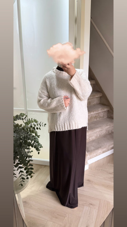 Cosy sweater - offwhite